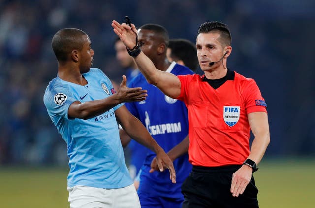 Schalke were awarded a controversial penalty by VAR
