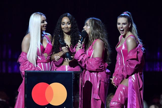 Little Mix at the Brits 2019