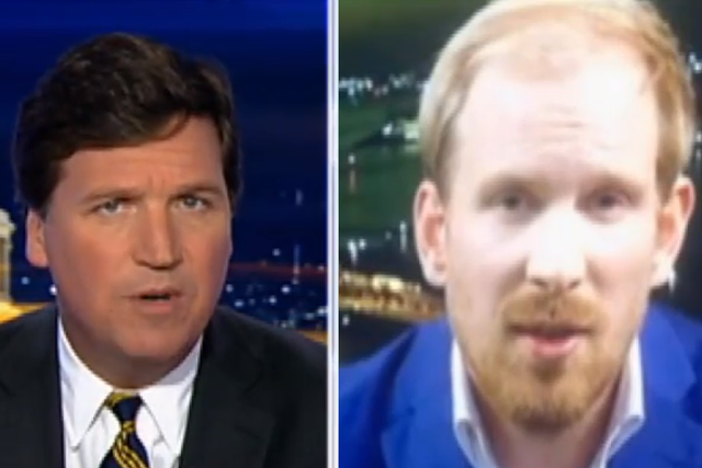 Rutger Bregman confronts Tucker Carlson over Fox News coverage