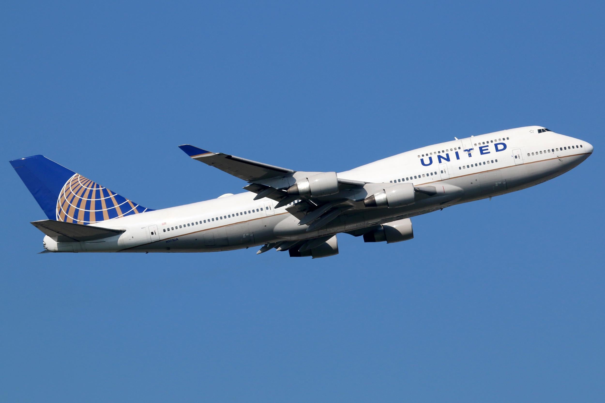 An elderly passenger has died onboard a United flight to Newark