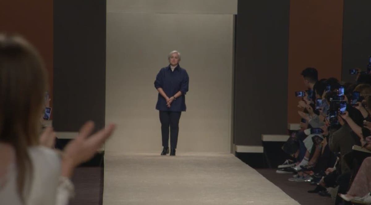 Milan Fashion Week: Silvia Venturini Fendi sheds tears as she takes bow for AW19 on behalf of Karl Lagerfeld