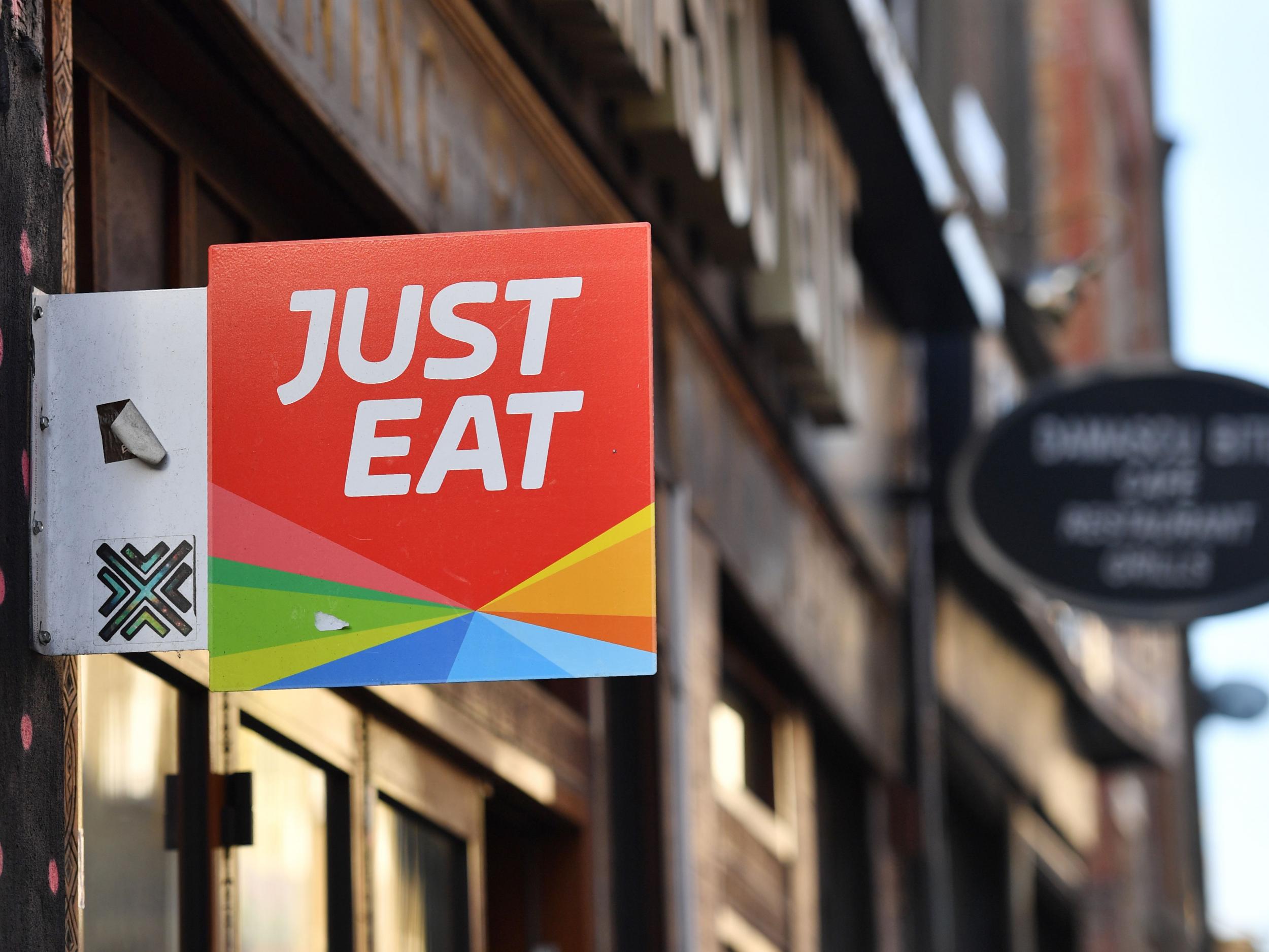 Takeaway company Just Eat has delivered a sharp rise in sales