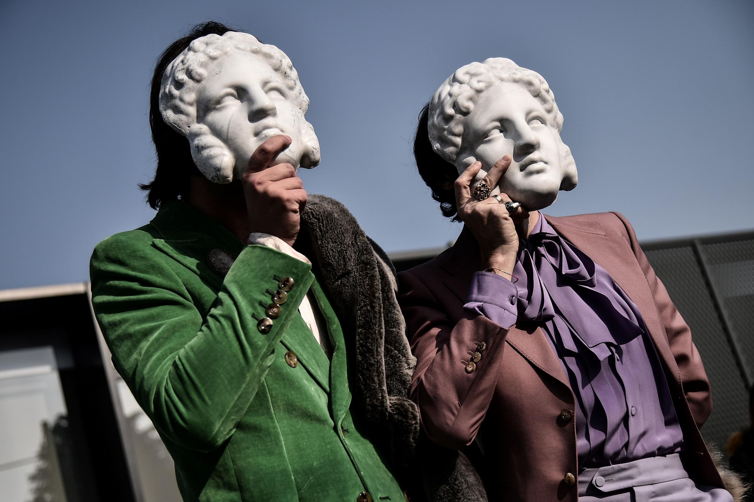 Gucci's autumn/winter 2019/2010 mask show invites