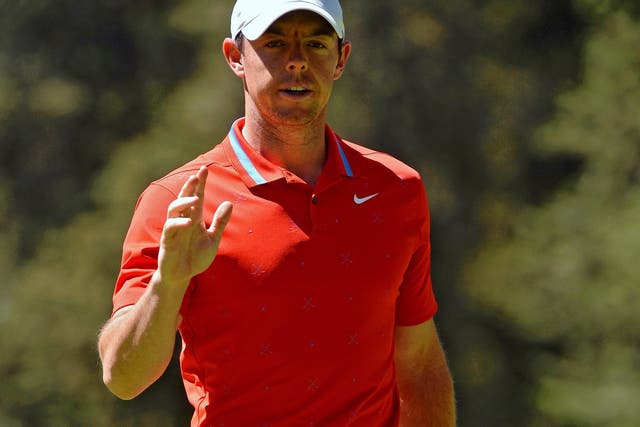 Rory McIlroy leads the WGC-Mexico Championship by a shot ahead of Dustin Johnson