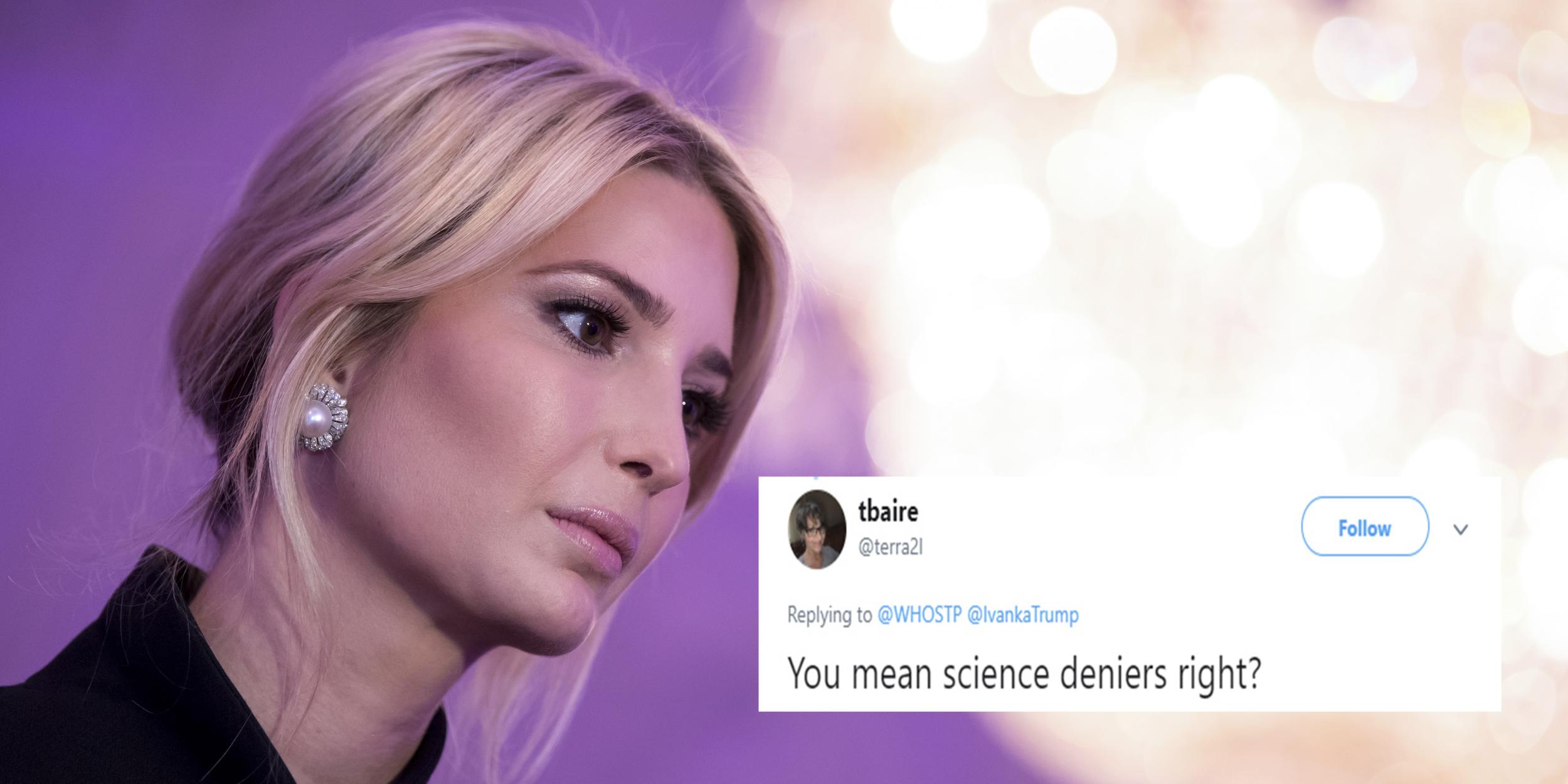 Ivanka Trump retweets praise for Trump’s administration being a ‘driver for ...