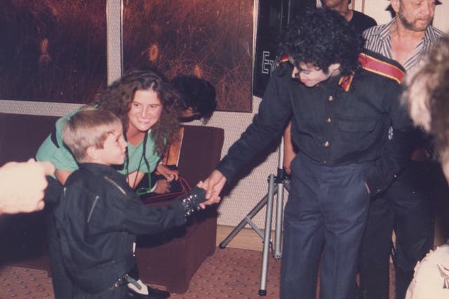 Wade Robson meeting Michael Jackson for the first time