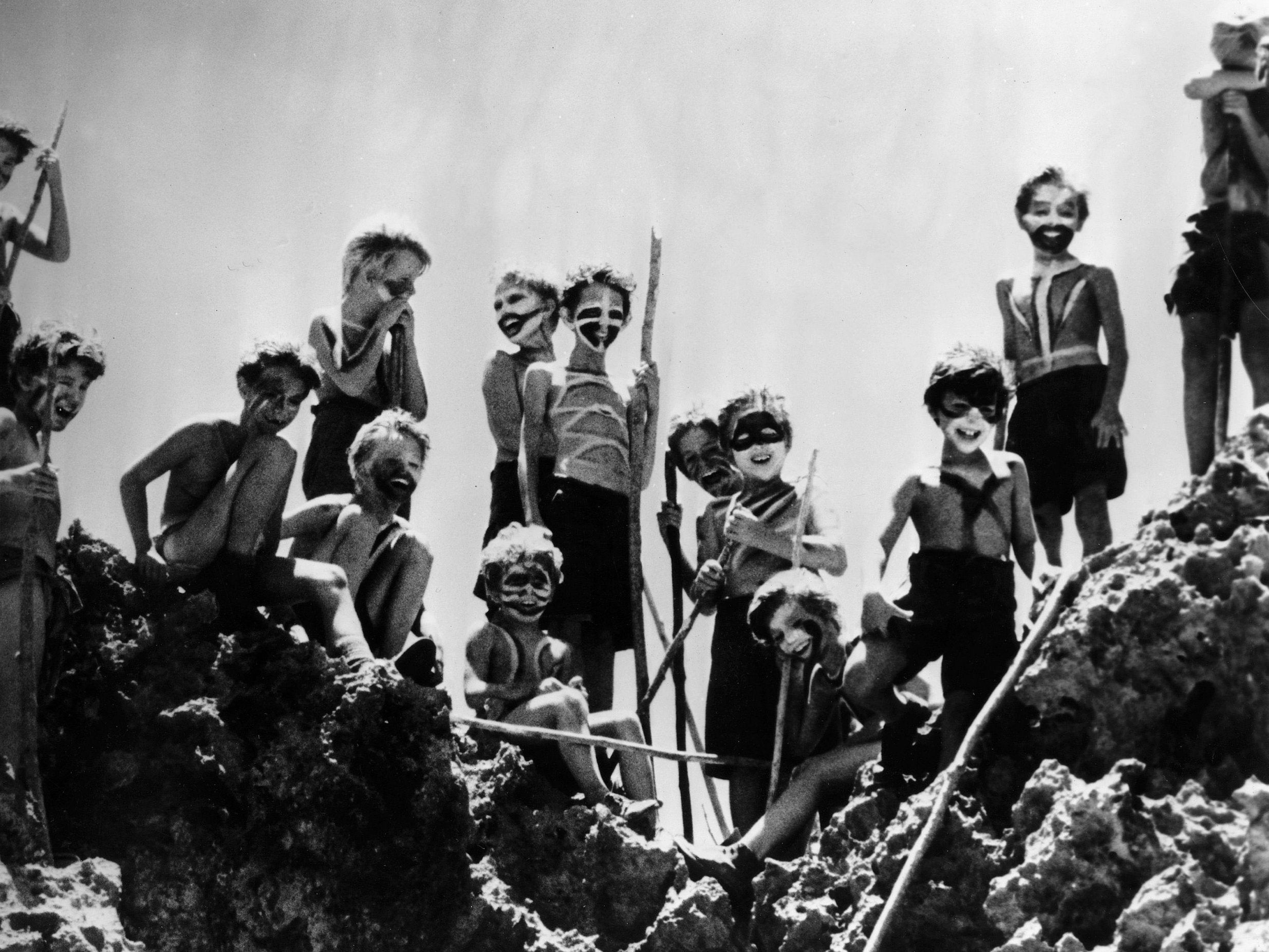 In ‘Lord Of The Flies’ (Peter Brook, 1963), schoolboys trapped on an island are soon slaughtering each other and worshipping idols – but in some ways it’s not fiction