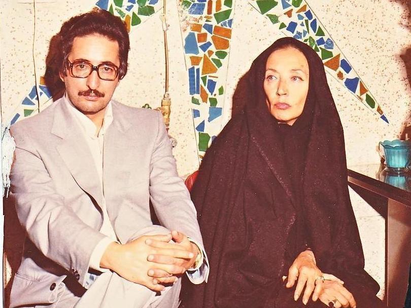 Fallaci in Iran with Abolhassan Banisadr, the Islamic Republic’s first prime minister, in 1979