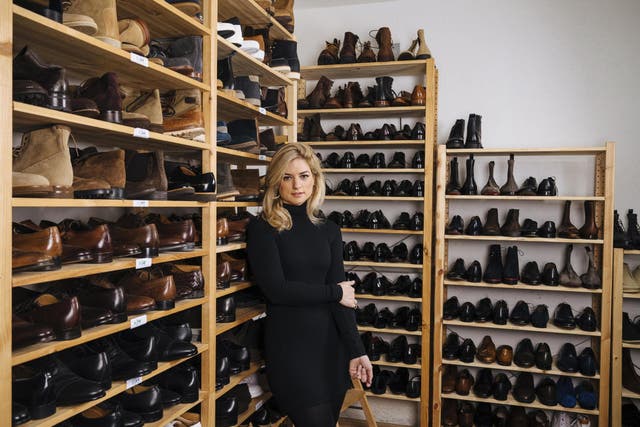 Fashion stylist Ilaria Urbinati, pictured at her studio in Los Angeles, has transformed how men present themselves on the red carpet.