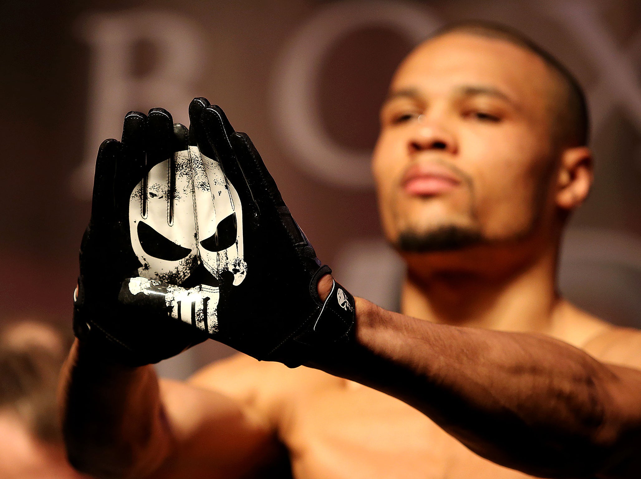 Eubank Jr at Friday's weigh-in