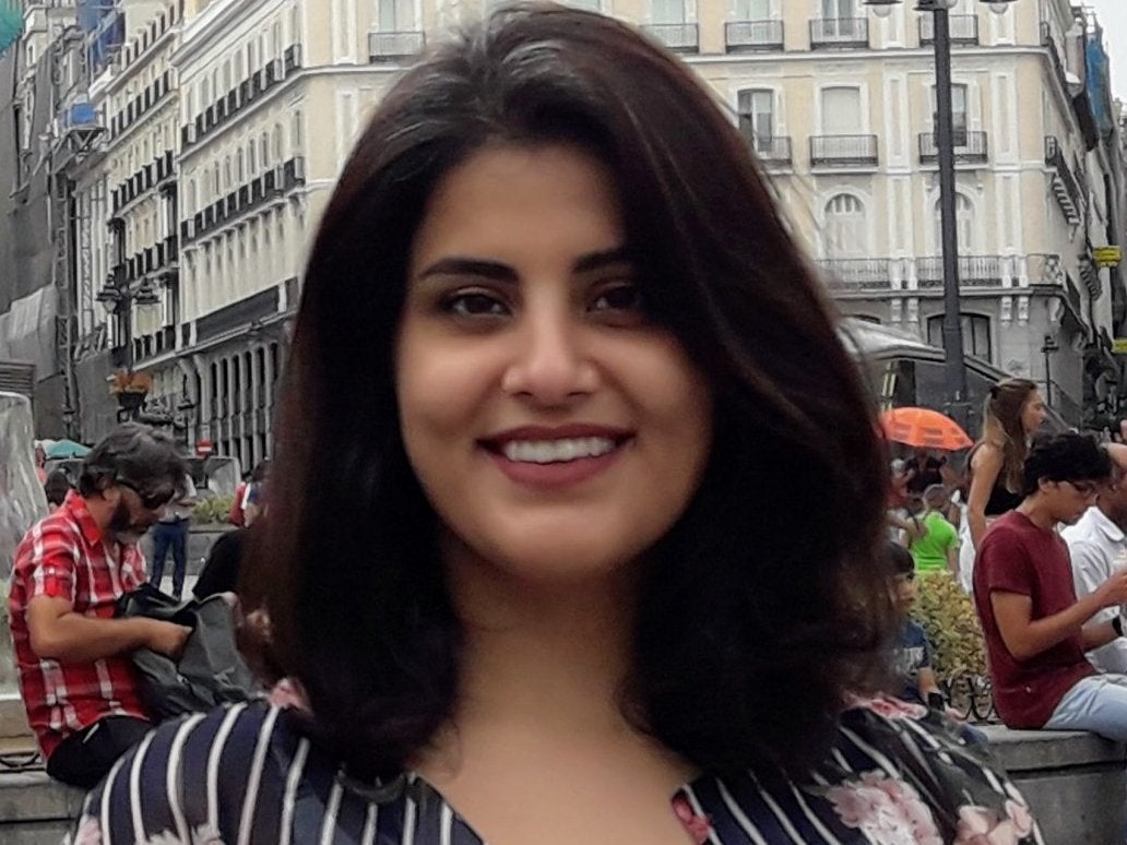 Loujain al-Hathloul was arrested in May 2018 along with 10 other women’s rights activists