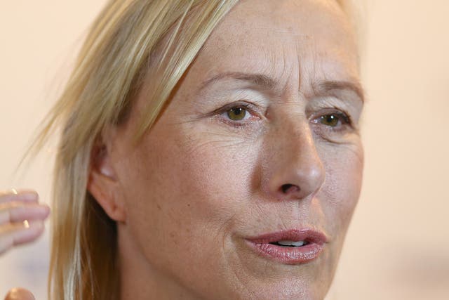 Sorry, but on this occasion Martina Navratilova is sadly misguided