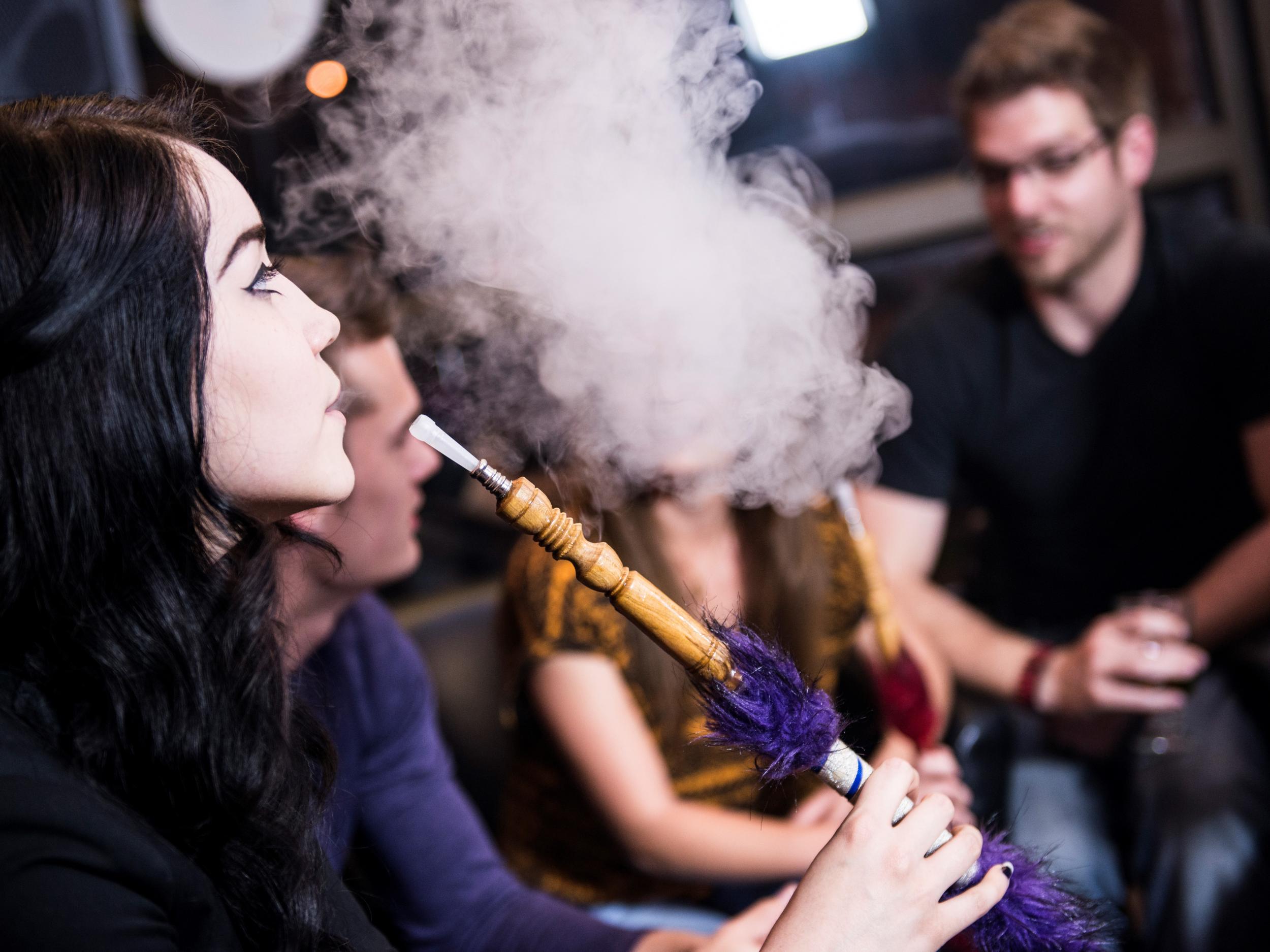 Shisha bars do not need a license unless they sell alcohol or food and some owners flout laws against allowing smoking inside