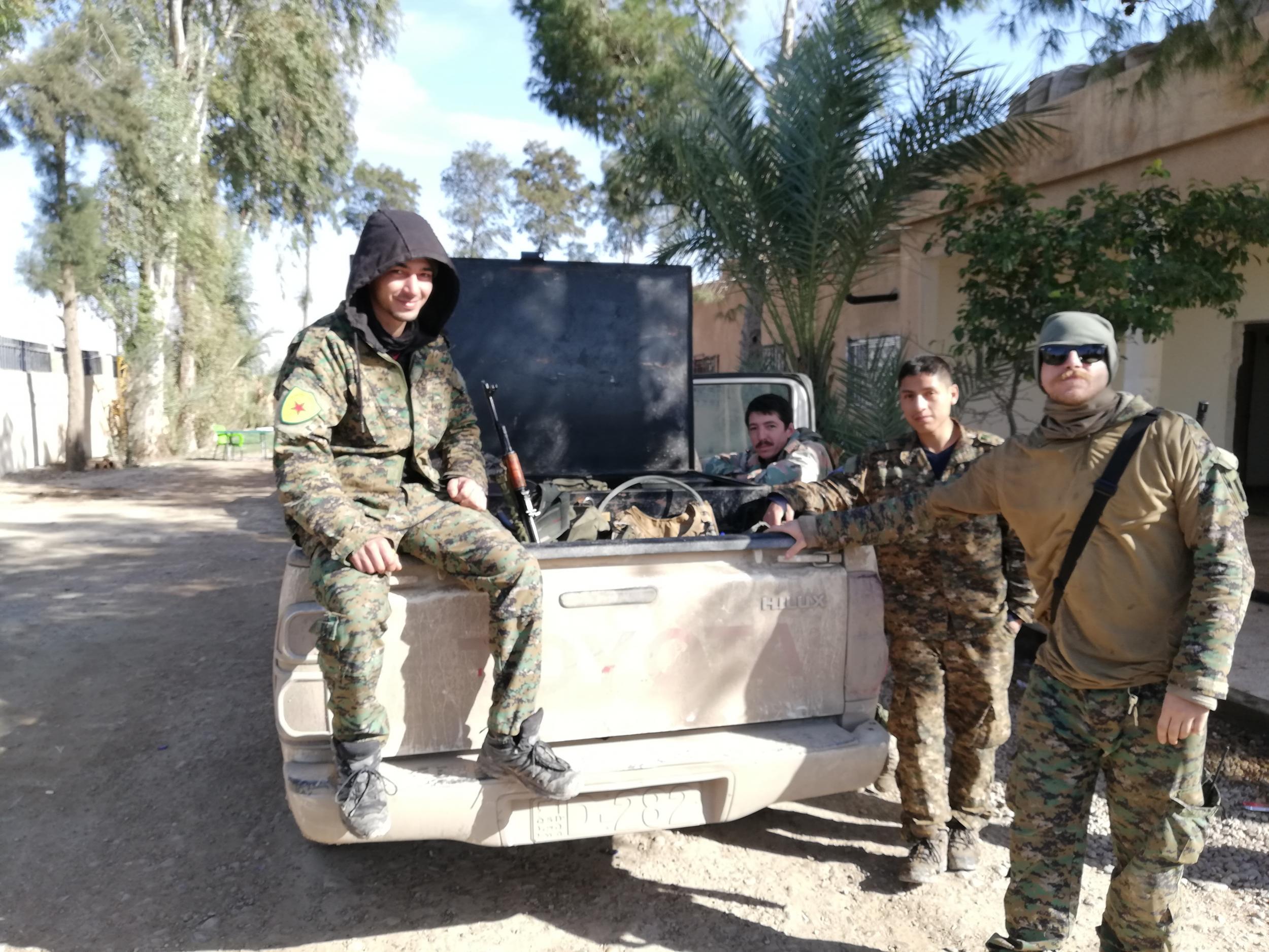 Kyle Town, a 30-year-old YPG volunteer from Canada