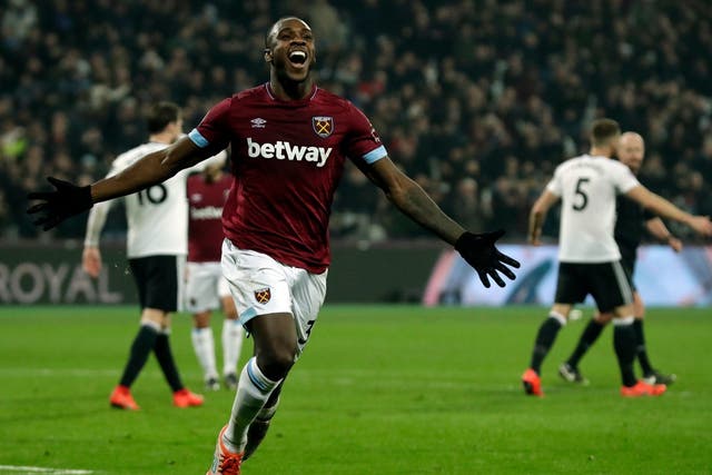 Michail Antonio struck in the 91st minute to wrap up victory