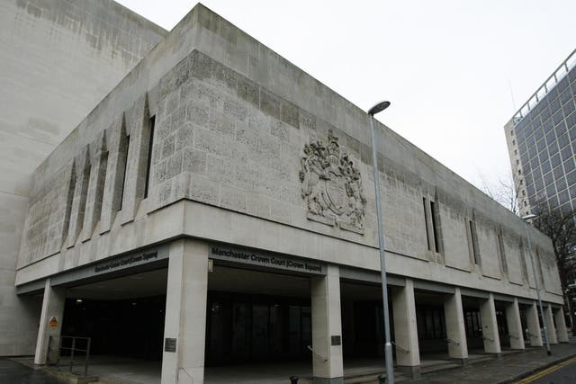 The Salford gangland shooting trial is taking place at Manchester Crown Court, Crown Square