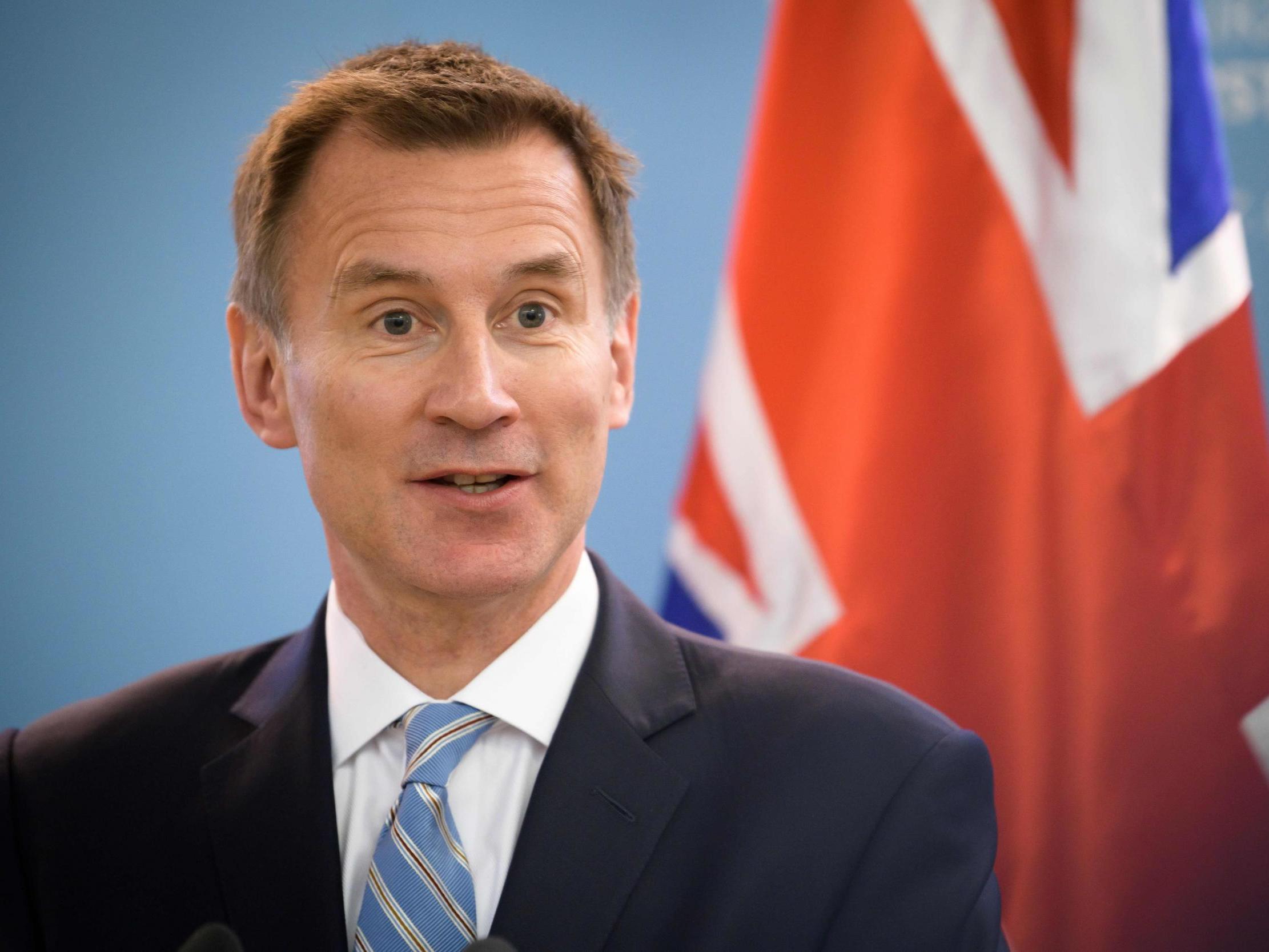 Jeremy Hunt telling Slovenians they were part of Soviet vassal state