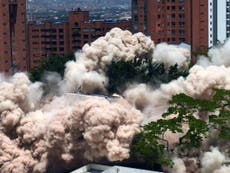 Pablo Escobar’s luxury eight-storey home demolished in Colombia