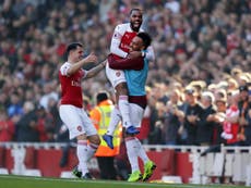 Lacazette and Mkhitaryan ease Arsenal to victory over Souhtampton