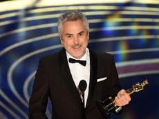 Alfonso Cuaron wins Best Director for Roma