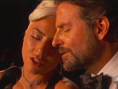 Lady Gaga and Bradley Cooper perform Shallow at the Oscars