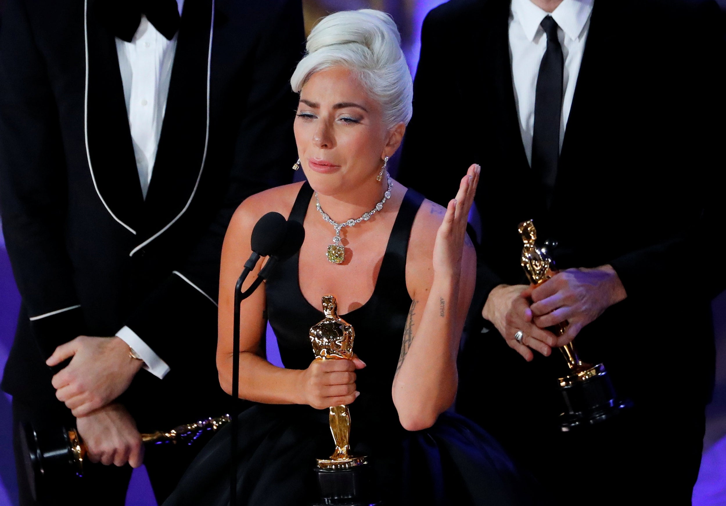 Gaga winning an Oscar in 2019