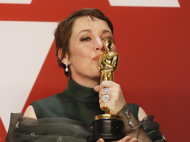 Olivia Colman at the Oscars