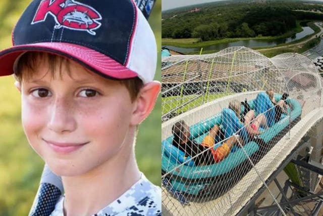 Caleb Schwab, 10, was killed on the Verrückt water slide at Schlitterbahn Waterpark in 2016