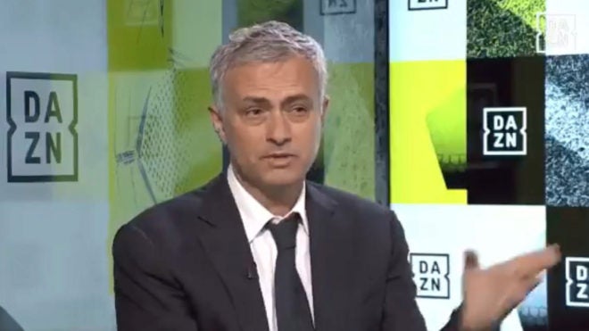 Mourinho has been spending time working in TV