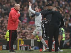Henderson and Klopp in touchline row after handshake snub