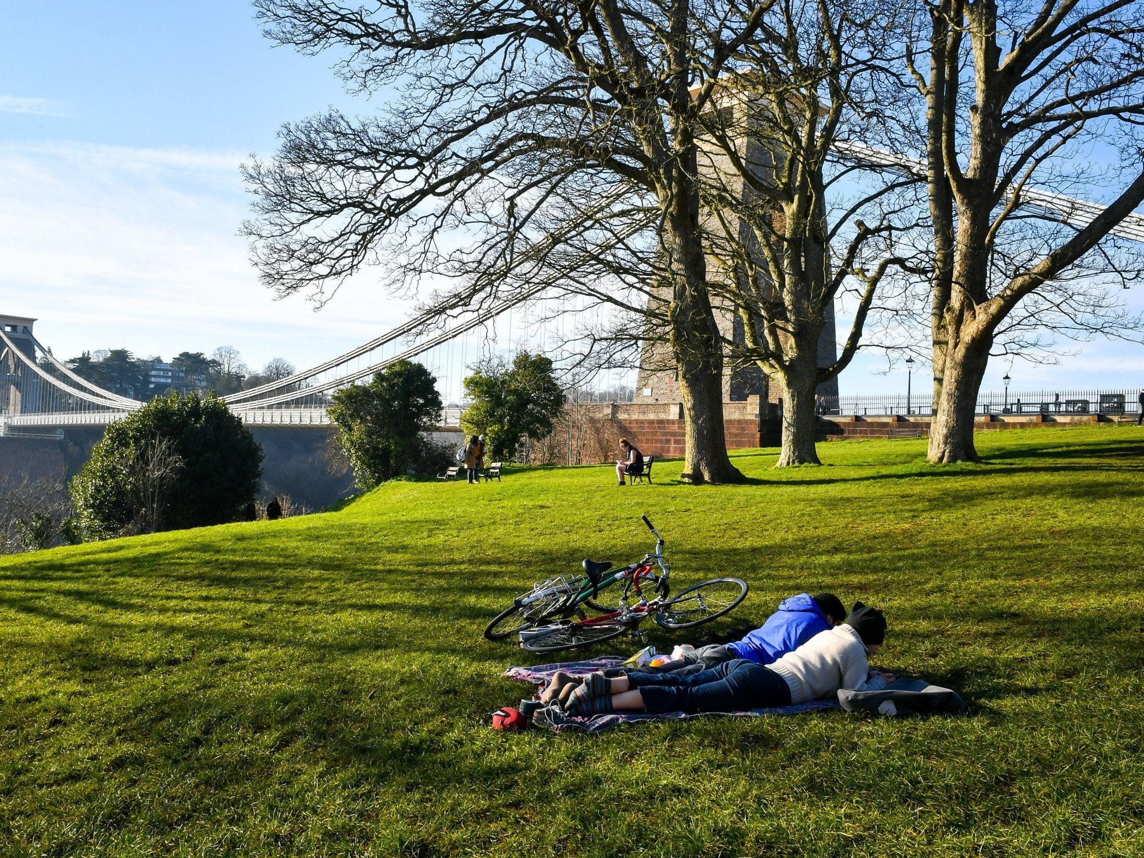 Britons have been basking in record-breaking heat this February