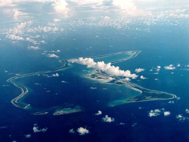 The Diego Garcia base is located on the Chagos Islands