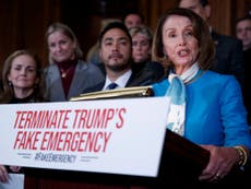 Democrats begin bid to overturn Trump’s border wall ‘emergency’