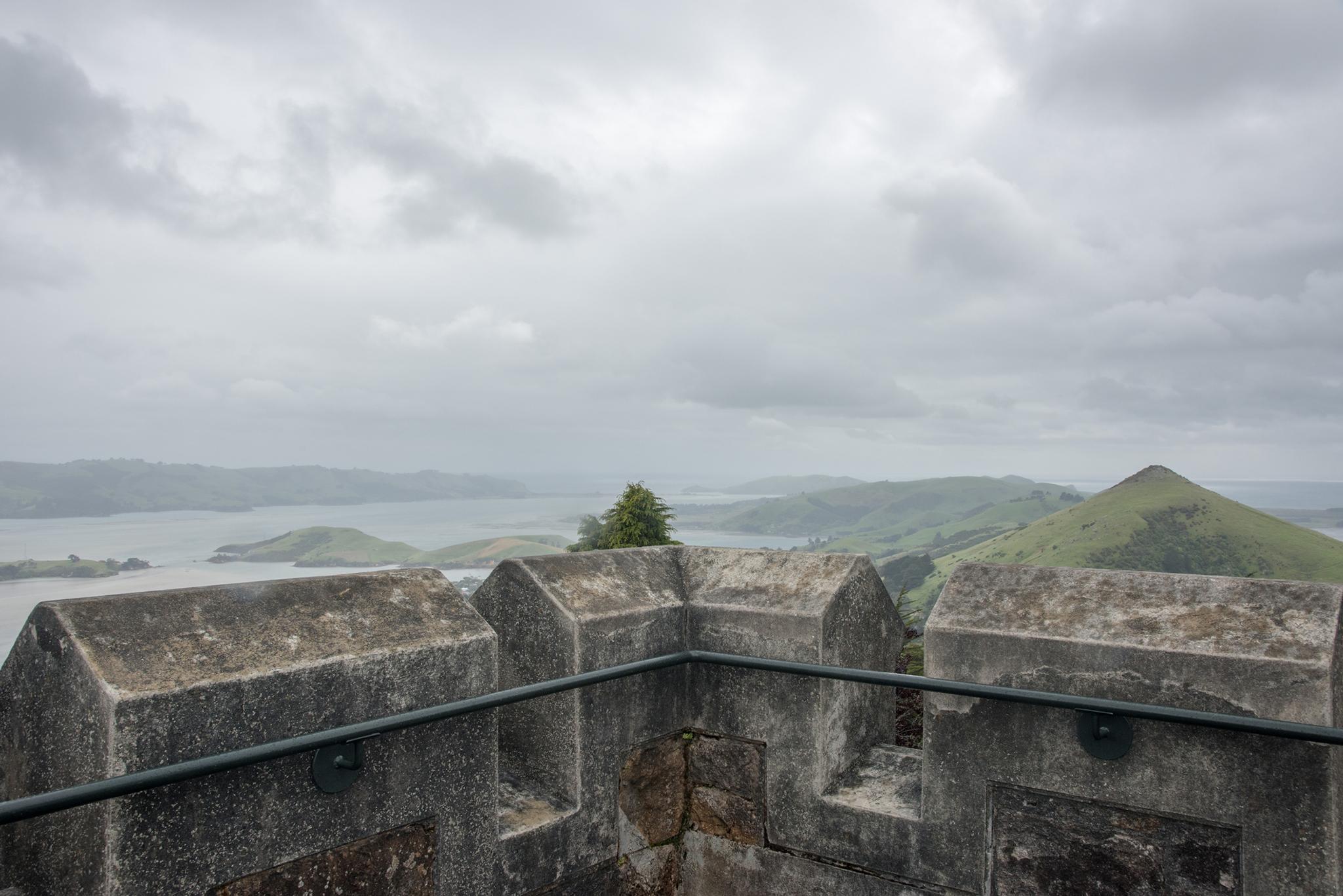 View from Larnach Castle over the Otago Peninsula