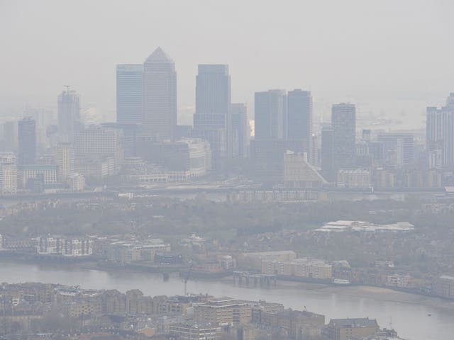 London has some of the highest rates of air pollution in Europe but nationally the UK performs better than some other peers