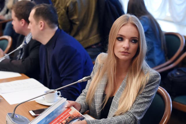 <p>Elizaveta Peskova, daughter of Kremlin spokesman Dmitry Peskov</p>