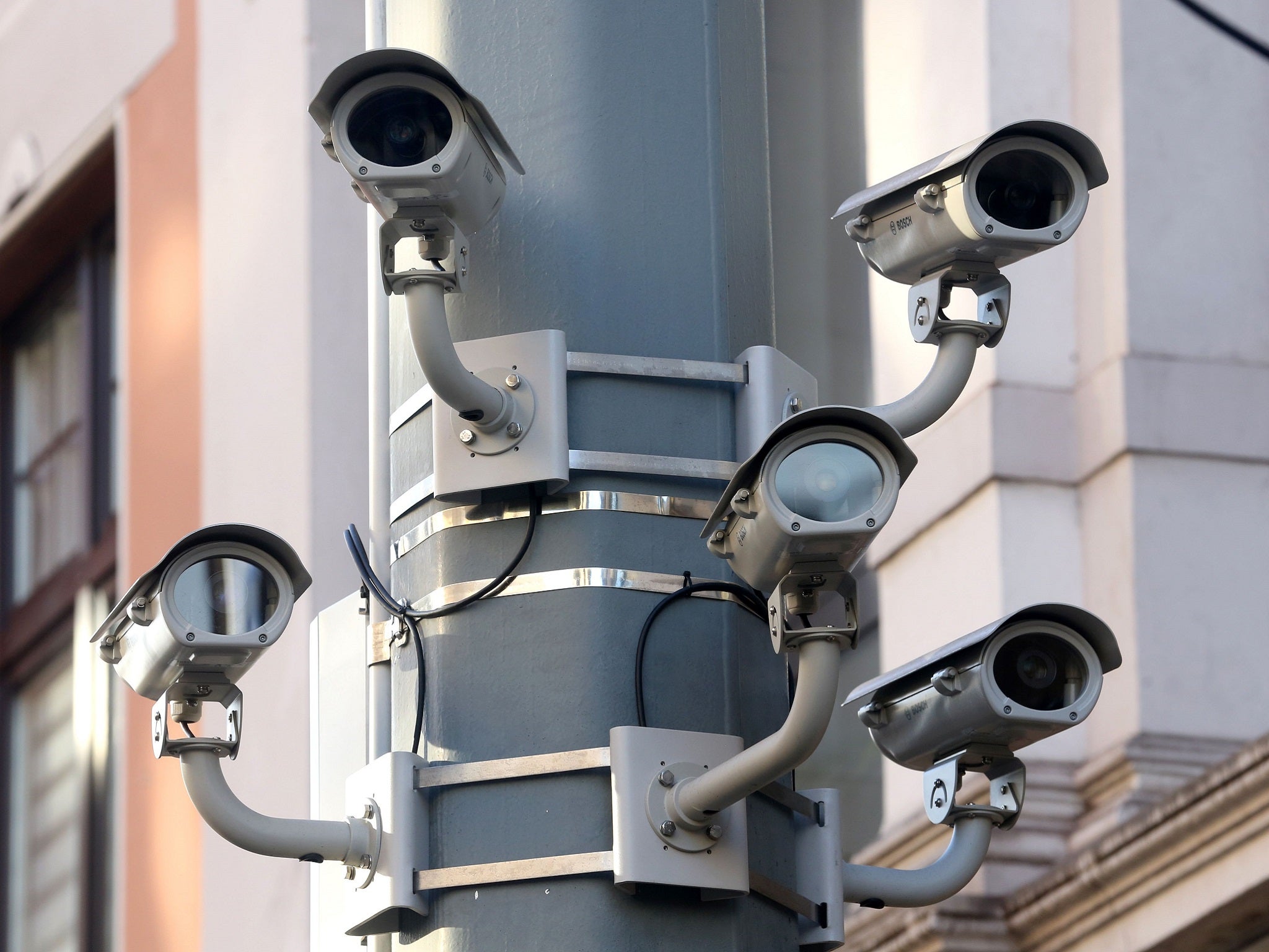 File image of surveillance cameras. (AFP/Getty Images)