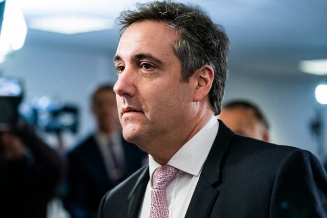 Michael Cohen, former attorney to US President Donald Trump, departs after testifying privately before the Senate Intelligence Committee in the Hart Senate Office Building in Washington, DC, on 26 February 2019