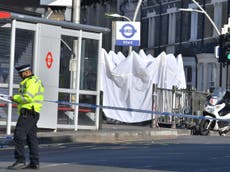 Man killed outside train station in London’s sixth murder in nine days