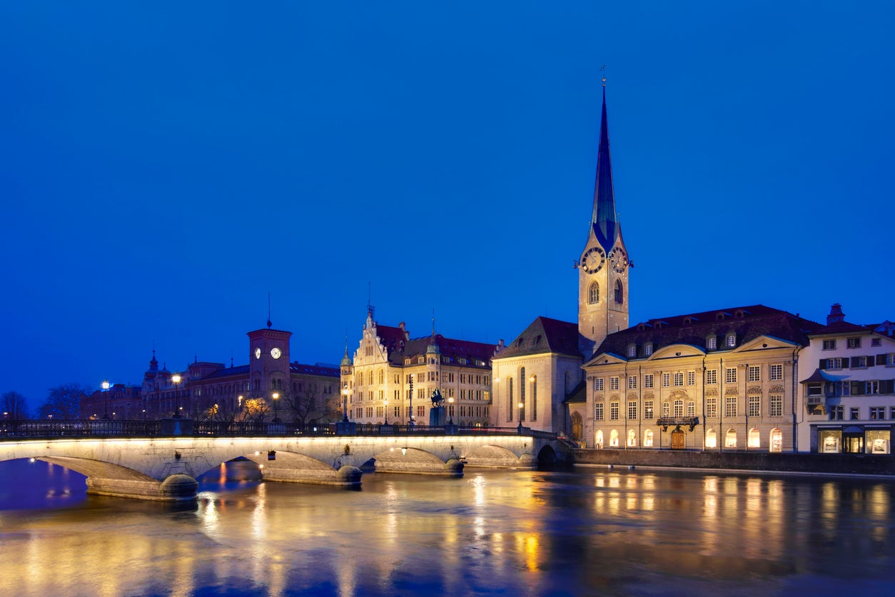 Fraumünster Church is a photogenic part of Zurich’s skyline (Getty/iStock)