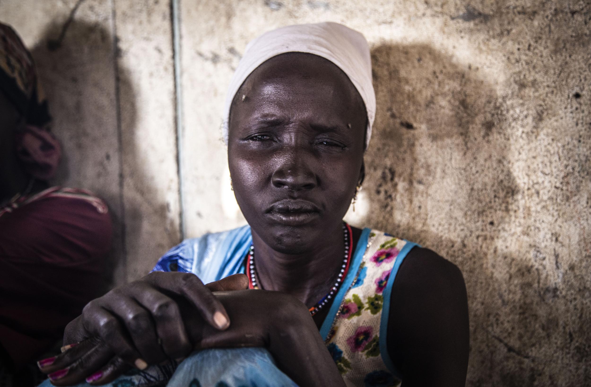 Rebecca, 38, is living off berries in the remote town of Pibor