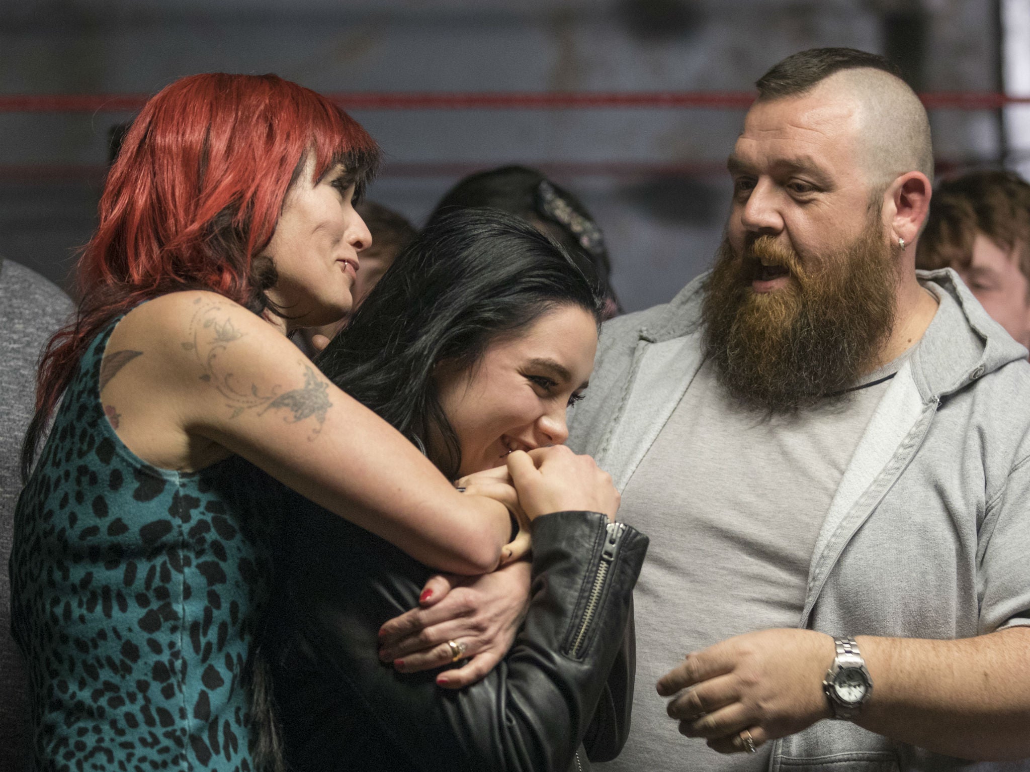 Lena Headey, Florence Pugh and Nick Frost in wrestling comedy-drama ‘Fighting with My Family’