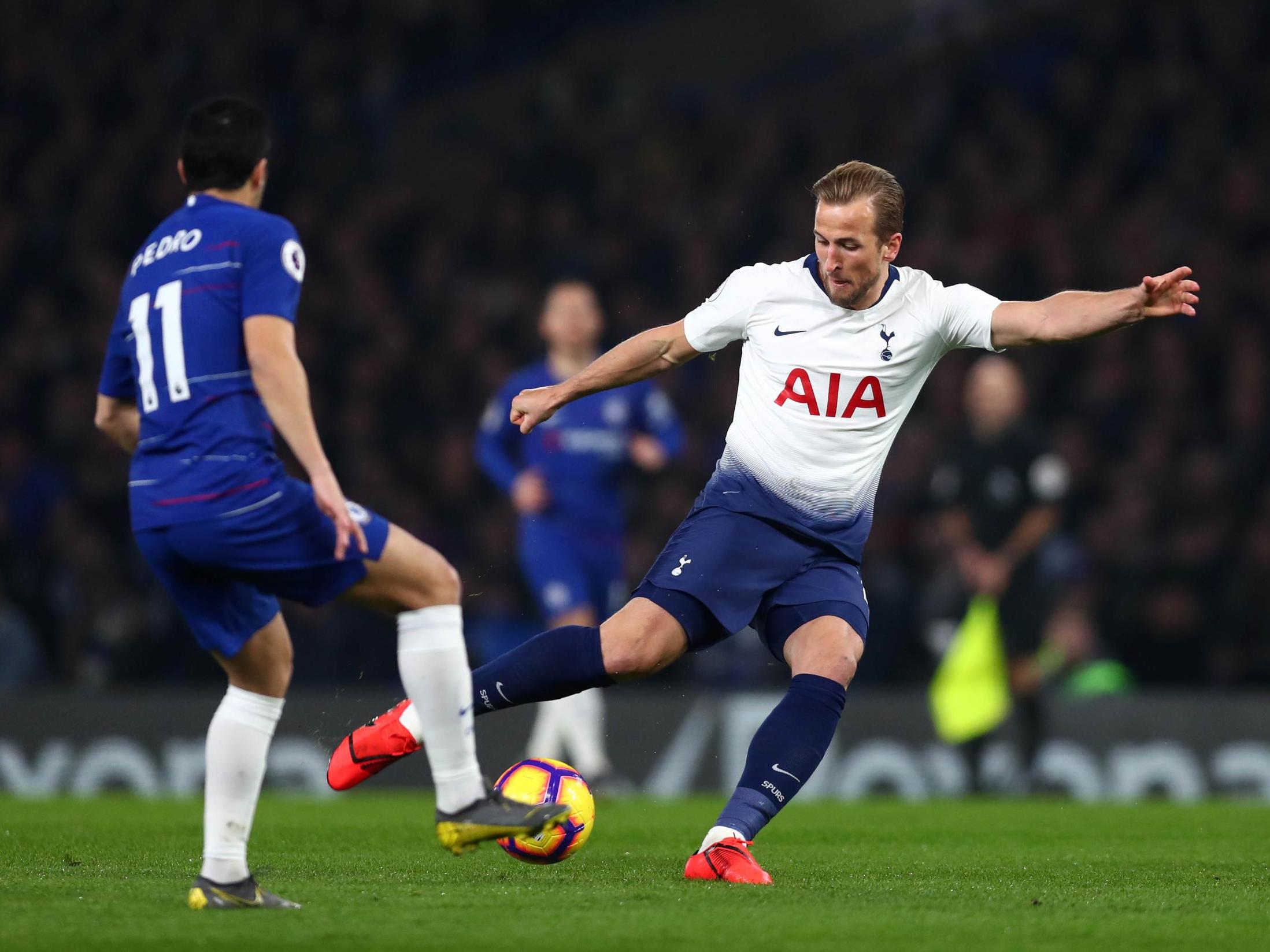 Harry Kane in action for Tottenham