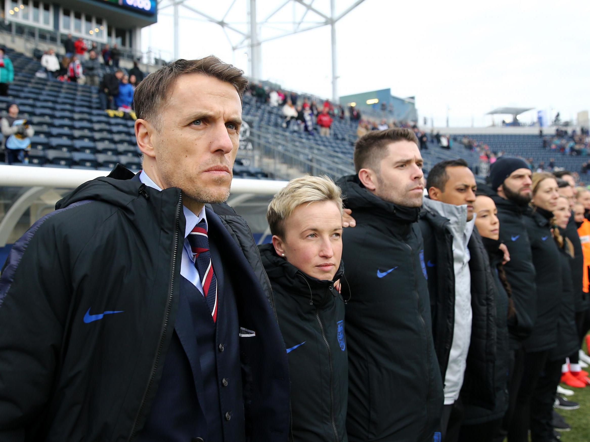 Phil Neville's side showed their spirit to secure the victory