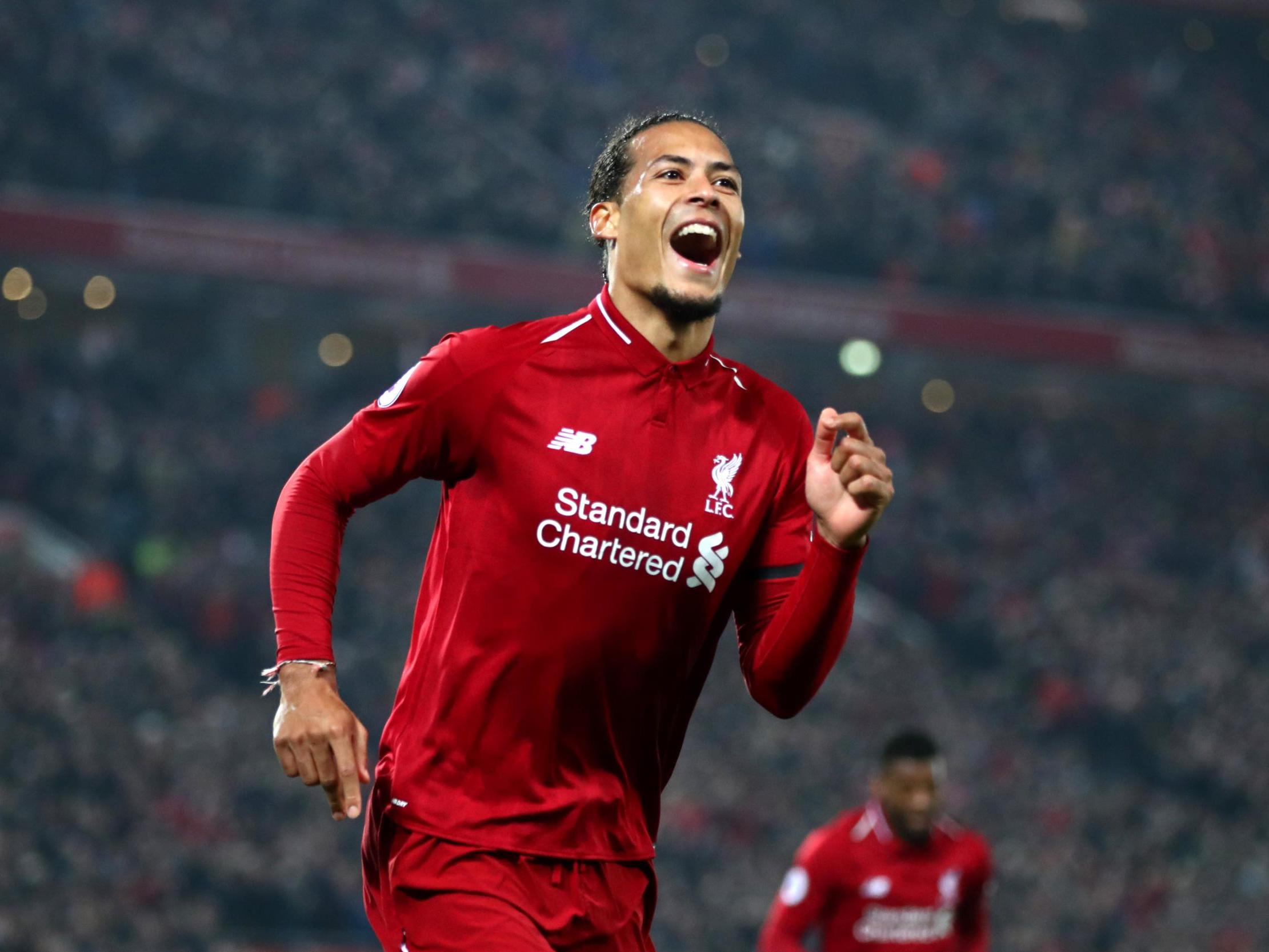 Liverpool 5-0 Watford: Virgil van Dijk scores twice as league leaders