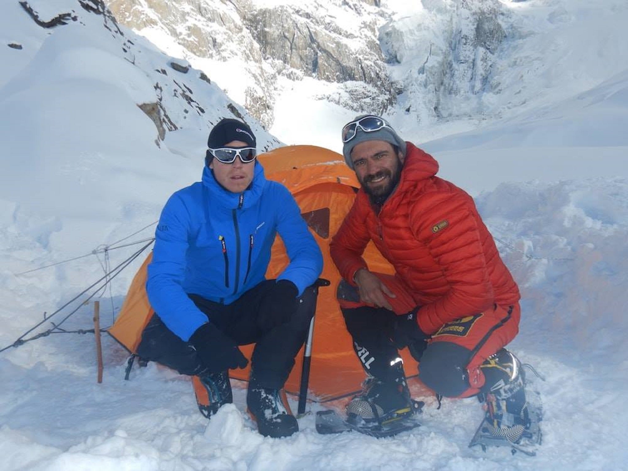British climber Tom Ballard (left) and Italian Daniele Nardi have been missing on Pakistan's notoriously dangerous mountain Nanga Parbat, nicknamed Killer Mountain, since 24 February 2019.