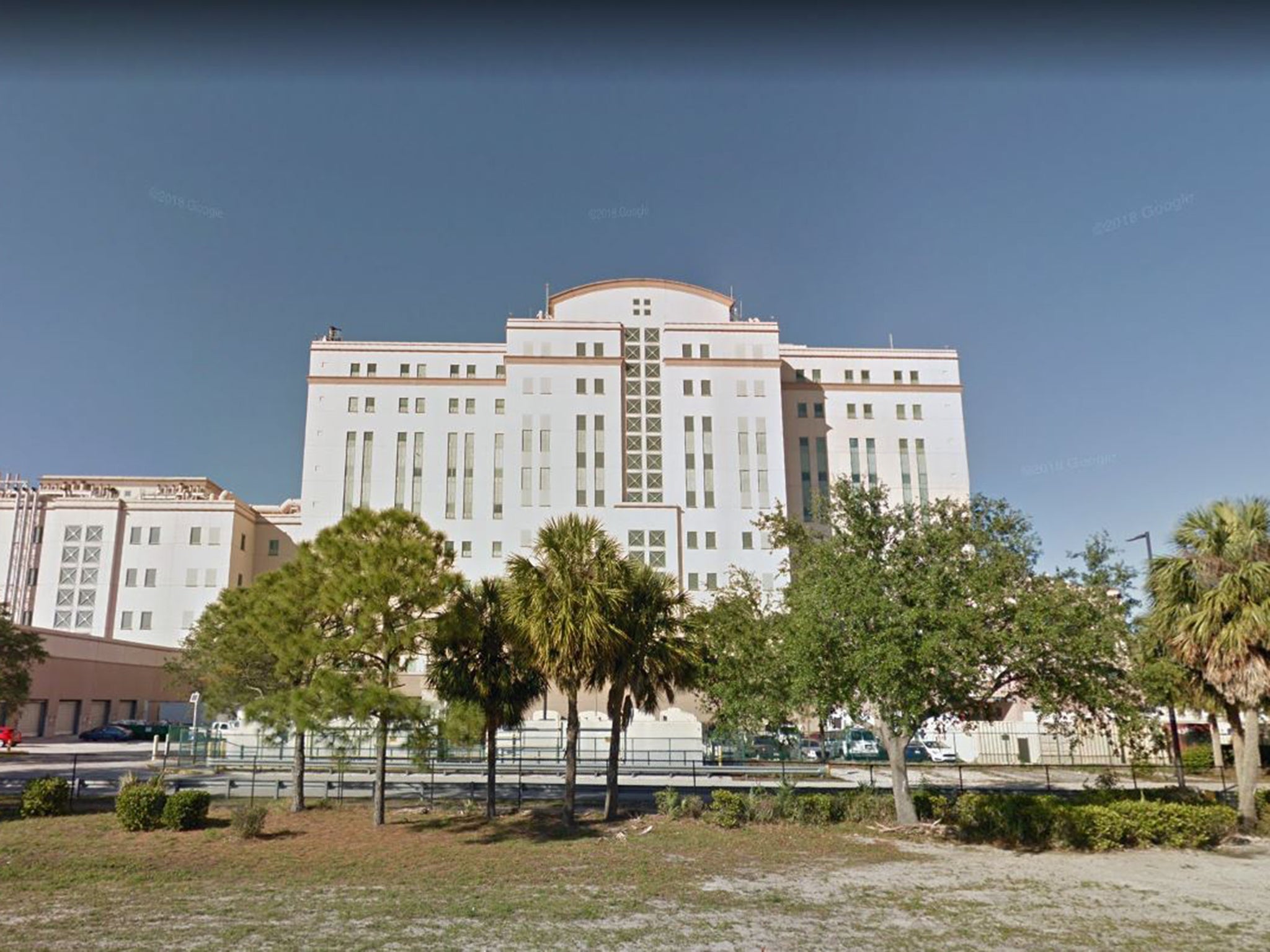 A doctor was shot in the neck by a patient at West Palm Beach VA Medical Centre in Florida