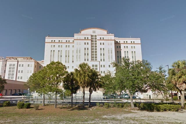 A doctor was shot in the neck by a patient at West Palm Beach VA Medical Centre in Florida