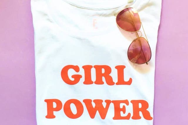 The "Girl Power" T-shirt sold by F=
