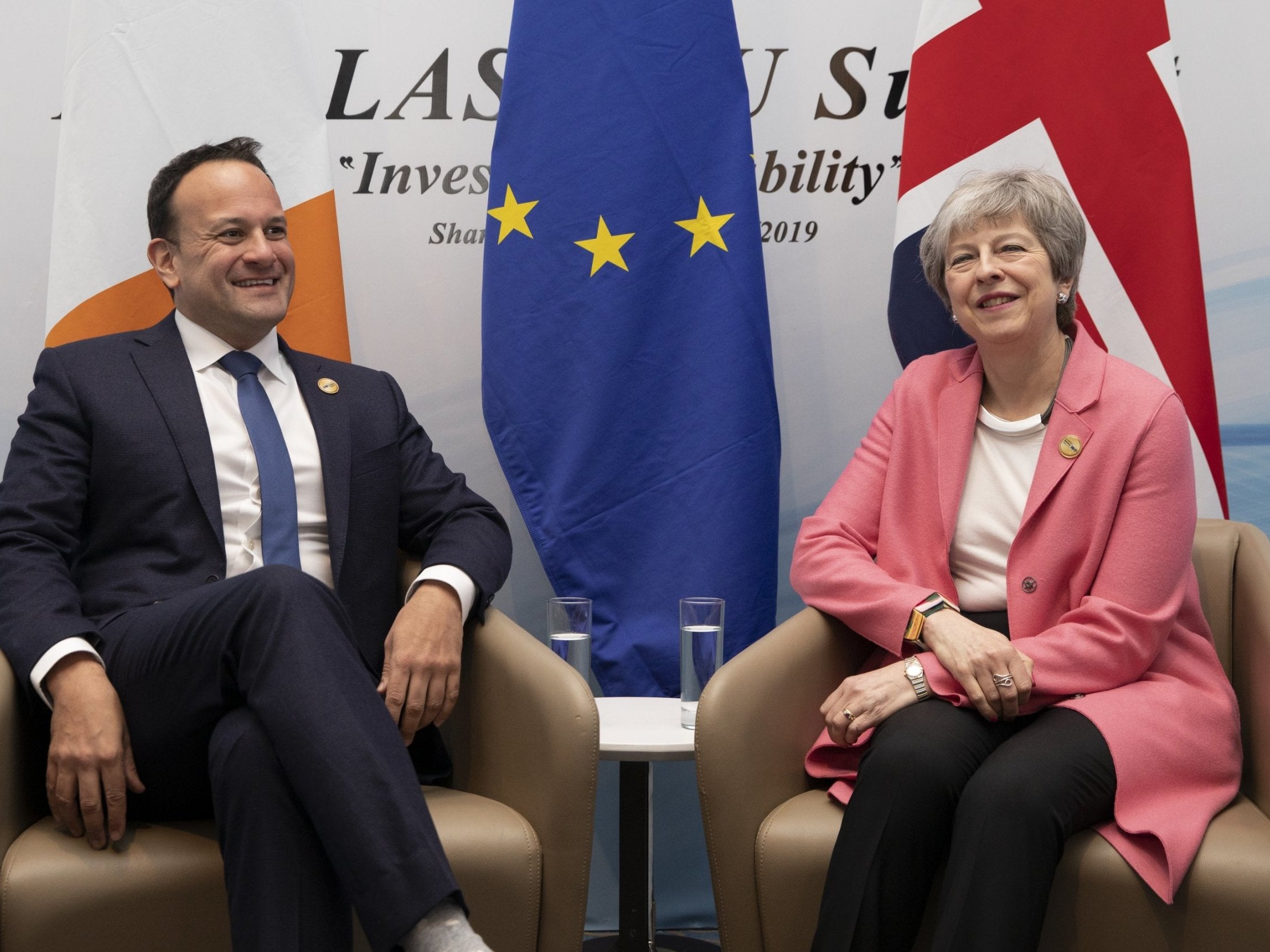 Leo Varadkar met Theresa may in Egypt earlier this week